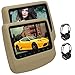 Price comparison product image 2 pcs Car Headrest DVD Players, 9 inch Ultra-thin Twin TFT Screen with Touch Button Design Dual Backseat Monitors with USB/SD/HDMI Port, IR/FM Transmitter/32 Bit Game, Pair of IR Headphones