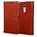 Ceego Luxuria Wallet Flip Cover Ultra Compact With Credit Card Slots & Wallet For XiaoMI RedMI Note 4 Flip Case (Walnut Brown) RS.499.00