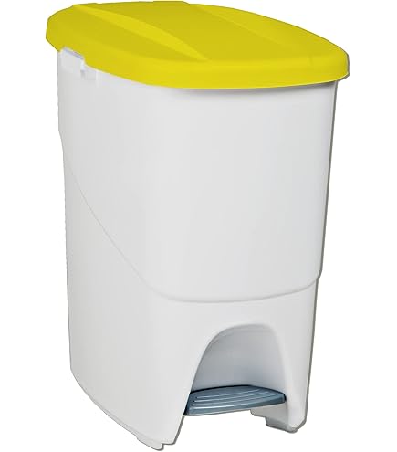 Denox Pattumiera Ecologica 50L Con Pedale - Per Raccolta Differenziata Comoda