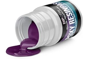 DIPON Resina epossidica pigmentata per resina epossidica, colore viola, circa RAL 4008, professionale, 30 g, pasta altamente pigmentata per resina epossidica, resina poliuretanica