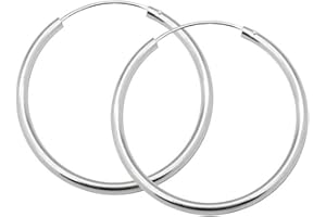 SoulCats® Orecchini a Cerchio Orecchini a Cerchio in Argento Sterling 925 Viennagold Orecchini argentati 8 12 16 20 25 mm