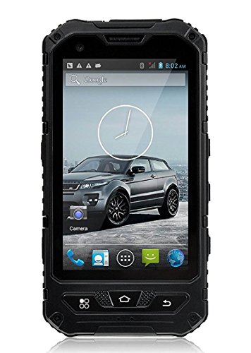 A8 smartphone Android 4 4 imperm  able IP68 Quad core et batterie 3000 mAh  Noir 