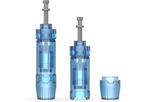 P-BEAUTY COSMETIC ACCESSORIES P-Beauty 20 cabezales de repuesto para dispositivos Dermapen A8S, M8S, A9, A11, cartuchos de profundidad media para zonas sensibles de la piel, antienvejecimiento, refinamiento de poros y piel más