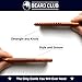 Luxury Wooden Beard Comb | Beard Club | The Best Beard & Moustache Comb for Men | Dual Purpose Teeth | A Great Pocket Comb | Handmade to the Highest Standard