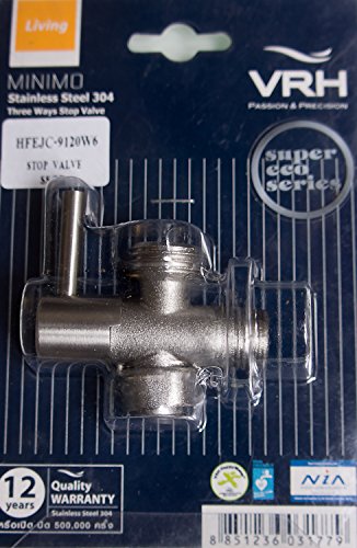 Preisvergleich Produktbild Absperrhahn, 3-Wege, für WC, Dusche