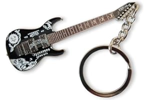 Gifticuffs KirkHammett-Metallica Replica guitar keychain - Black Ouija