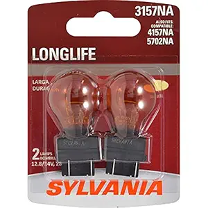 SYLVANIA 3157NA/4157NA Long Life Miniature Bulb, (Contains 2 Bulbs)