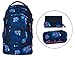 Produktbild satch Pack Schulrucksack inkl. Schlamperbox und Satch Klatsch "Beauty Wallet" Waikiki Blue