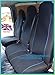 Vauxhall Vivaro 2.0 CDTI Sportive Deluxe van Seat Covers Black And BLUE piping