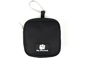 FLYING TAIL Hundetrainingstasche, Hüfttasche für Outdoor-Haustier-Training, mit Müllbeutelhalter, Schwarz