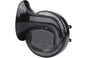 KEENSO Loud Snail Horn, Universal 12V Waterproof Motorcycle Horn Motorbike Horn Loud Snail Horn 110dB 510HZ Electric Air Horn for Car Vehicle Truck Motorcycle