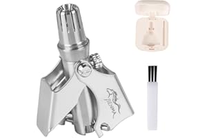 ‎BENMA Nasenhaarschneider Trimmer, Nasentrimmer, Haartrimmer Herren Edelstahl Nasentrimmer für Nase & Ohren, Koteletten, Gesichtshaartrimmer, Schmerzlose Augenbrauen, Abwaschbar