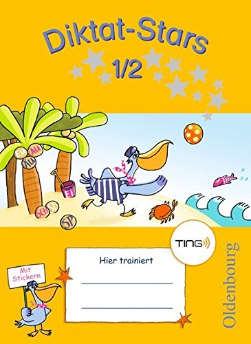 Book's Cover of Diktat-Stars 1./2. Schuljahr. Übungsheft mit Tingfunktion: Mit Lösungen