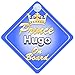 Price comparison product image Crown Prince Hugo On Board Personalised Baby / Child Boys Car Sign