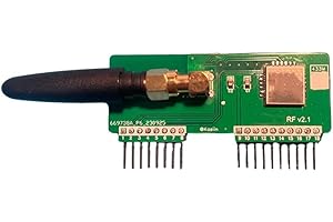 WSRRDRECVHi Módulo CC1101 de 868 MHZ / 433 MHz para Flipper Zero Transceptor inalámbrico de transmisión de larga distancia con antena