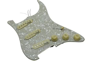 KAISH Golpeador de guitarra eléctrica precableado con pastillas Wilkinson para Estados Unidos/México FD Stratocaster