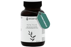 ‎ESSENZ ESSENZ - Hepa Plus Kapseln - Hochwertige Leber Kapseln mit Mariendistel Artischocke Löwenzahn. Natürliches Nahrungsergänzungsmittel zur Unterstützung der Lebergesundheit. Inhalt: 60 Kapseln
