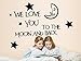 Produktbild ufengke® "We Love You To The Moon And Back" Zitate und Sprüche Wandsticker,Wohnzimmer Schlafzimmer Entfernbare Wandtattoos Wandbilder