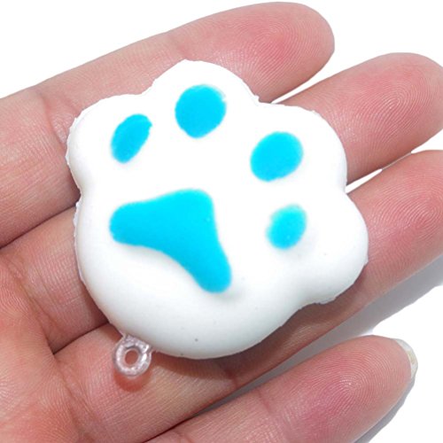 4 kawaii Squishy Mini Bär Katze Paw Brot Handy-Charm-Tasche, Gurt Kinder Squeeze Spielzeug Geschenk - 3