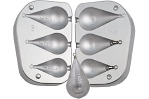 Moules alciumpeche Moule A PLOMBS Poire 100-150-200 grs SN6- MOU023