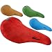 Produktbild FAHRRADSATTEL LUXUS ECHT VELOUR LEDER VINTAGE SATTEL CANARD blau - Made in Italy