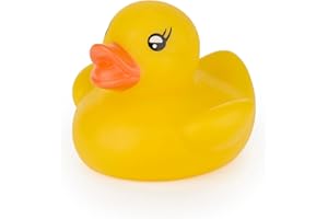 ISABELLE LAURIER - Jouet de Bain pour bébé et Enfant - 100% étanche - Jouet de Bain Canard pour Tout-Petit, Jaune