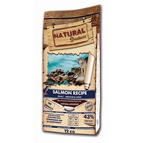Natural Greatness - Natural Greatness Salmón Sensitive Medium & Large Ultra Premium - 468 - 12 Kg.