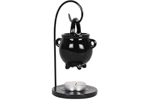 Something different Spirit of Equinox Caldero Colgante pagano Quemador de Aceite luz 20 x 12 x 12 Negro