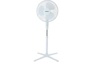 EPISENT 16-Inch Pedestal Fan (White)