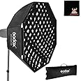 Godox 140cm Top Octagon Grid Softbox Bowens Mount for Photo Studio Video Flash LED Lighting