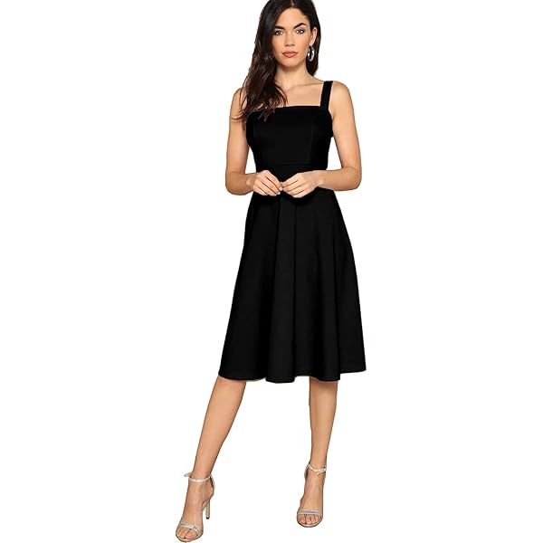 Buy XXTAXN Women's Cocktail Bodycon Ruffle Sleeveless Formal Midi Pencil  Dress, Black, X-Large at Amazon.in
