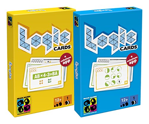 Preisvergleich Produktbild Brain Games Logic Karten Bundle – Gelb & Blau