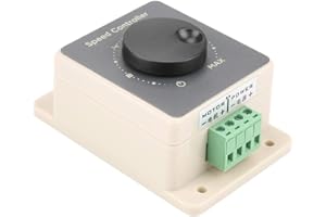 PLYISTY PWM DC Motordrehzahlregler, 25kHz 12V/24V/36V/48V 20A DC Motorregler, wasserdichte Schale, Geeignet für landwirtschaftliche Sprühgeräte etc