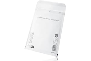 ‎SWITORY Switory 25stk Luftpolsterumschläge Polsterumschlag Versandtaschen C3(170 x 225 mm) 13/C, Weiß Luftpolstertaschen geeignet für DIN A5 / C6+, Versandverpackung mit Selbstklebeverschluss
