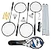 Produktbild Glow Pro Baseline Deluxe 4 Spieler Badminton-Set - Profi Komplett Singles DOUBLES Outdoor Garten Spiel mit 4 x Premium Schläger, 3 x Federbälle 2 x Polen und schwere Pflicht Spiel Net mit halteleinen und pegs- inkl. Praktisches Tragbares Zip-Up Reisen Tragetasche mit Griff - Ideal Fun Möglichkeit, Kinder dazu, um fit, gesund und Aktiv in diesem Sommer