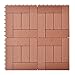 Produktbild Braune Terrassenfliesen 11 Stk. 30 x 30 cm WPC 1 qm