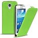 Produktbild Samsung Galaxy S4 Mini PU Leder Hülle, Conie Mobile FlipCase, Klapptasche Handytasche Schutzülle Premium Fliptasche in Grün