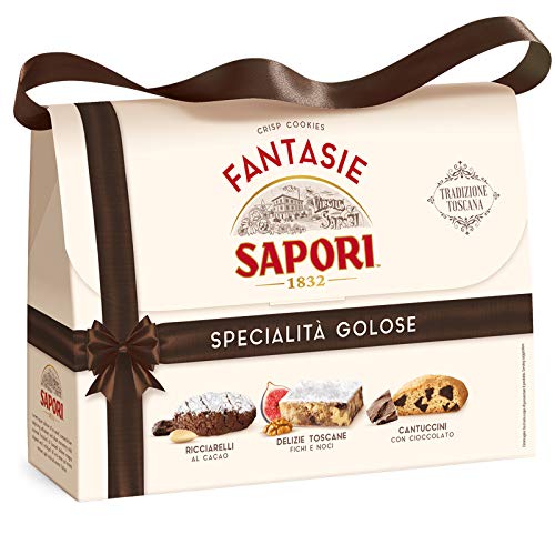 FANTASIE SAPORI SPECIALITA' GOLOSE RICCIARELLI CANTUCCINI DELIZIE TOSCANE 400 GR