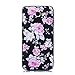 Produktbild Chreey Samsung Galaxy J7 Prime Hülle, Weiche TPU Silikon Bumper Case 3D Drucken Blume Muster Design Mode Handyhülle [Rosa Blumen]