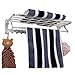 Produktbild SJZC Badezimmer frei lochen Handtuchhalter Bad Handtuchhalter Raum Aluminium Badezimmer Rack Wand hängen Badezimmer Rack