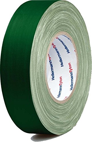 Preisvergleich Produktbild HellermannTyton Gewebeband HTAPE TEX GN 12x50m grün Klebeband 4031026403755