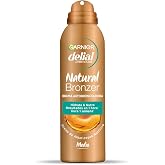 Garnier Delial Natural Bronzer Self Tanning Body Mist 150ml | Natural and Uniform Tanning, Vitamin E, Apricot Oil, Hydration,