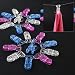 30 KAM Plastic Clips Mam Baby Pacifier Soother Holder Great Baby Gift T-shaped Plastic Badge Clips for making Dummy Clips Straps (Clear(10pcs)+Blue(10pcs)+Pink(10pcs))