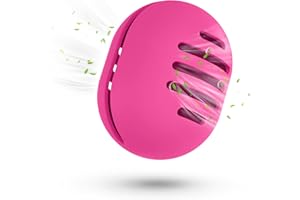 Fauxomor Custodia Spugna per Trucco Doppia Faccia Traspirante per Viaggio,Porta Spugna in Silicone per Beauty Blender per Tutte le Spugne,Riutilizzabile e Igienica Facile da Trasportare,Rosso Rosa B