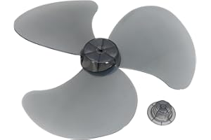 EPHEYFIF Lama di ricambio in plastica trasparente bianco/nero 16 facile da pulire e montare (nero)