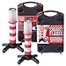 Price comparison product image EMERGENCY Roadside Flares - 2 X Red LED Warning Light Flares in Weatherproof durable box | 3 Lighting Sequences | Highly Visible for Maximum Safety | Safe Storage