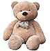 Produktbild Joyfay Marke großer Teddybär Riesiger Plüsch bär Kuschelig Stofftier sich Weiche Waschbar Plüschtiere Geschenk Für Kinder Alters Für Geburtstag Hochzeit Valentinstag Weihnachten Riesen Teddybären xxl Riesen Teddy (160 cm, Hellbraun)