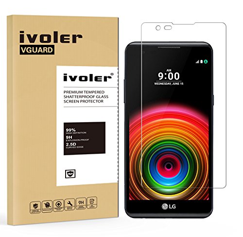  2 Pack  LG X Power Protector de Pantalla  iVoler  0 3mm Dureza 9H  Protector de Pantalla de Vidrio Templado Cristal Protector para LG X Power -Dureza de Grado 9H  Espesor 0 30 mm  2 5D Round Edge- Ultra-trasparente   Anti-golpe   Ajuste Perfecto   No hay Burbujas - Garant  a Incondicional de 18 Meses