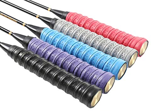 RUIXIA Grip de Raquette de Tennis Badminton Surgrip de Raquette de Badminton Squash Surgrip Antidérapant Adhérence