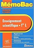 Image de MEMO PREPA EXAM ENSEIGN. SCIENT.1ERE L    (Ancienne Edition)